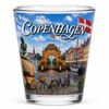Customized OEM ODM Full Print Shot Glasses Souvenir Copenhagen Denmark Shot Glass