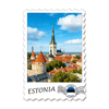Custom Logo Resin Tourist Gift Letter Shaped Tallinn Estonia Souvenir Fridge Magnets