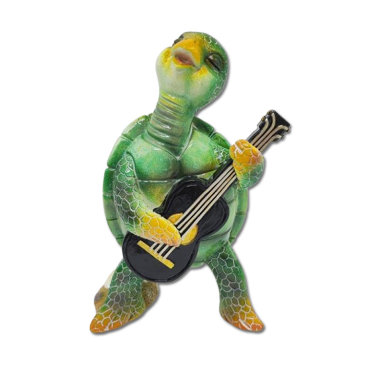 Wholesale Custom Home Coastal Beach Decoration Creative Cute Resin Turtle Statue Sea Turtle Figurine
