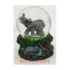 Custom Resin Animals Elephant Water Globe Thailand Souvenir Elephant Snow Globe