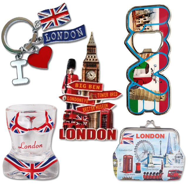 Custom Logo Resin Printing City UK London Travel Souvenirs Fridge Magnet