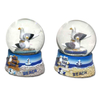 Custom Logo Caribbean Tourist Souvenir Water Globe Resin Cruise Ship Model Cruise Ship Snow Globe
