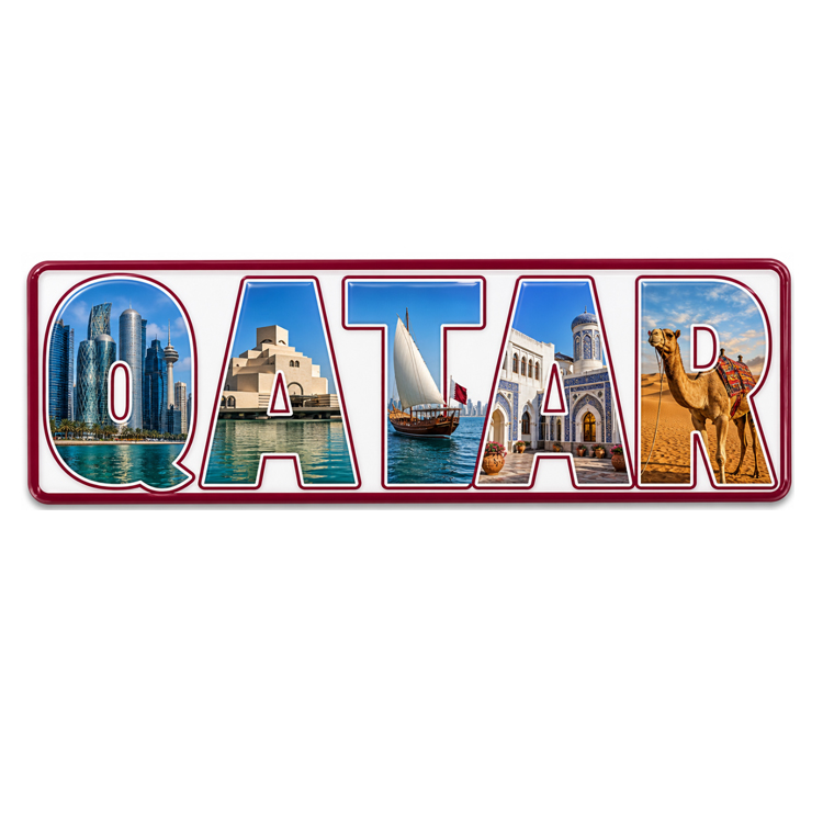 Customized Logo Camel Building Resin Kuwait Souvenir Qatar Fridge Magnet
