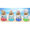 Custom Logo Heart Shape Decorative Sand Bottle Beach Seashell Souvenir Small Sand Bottle