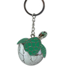 Custom Logo Metal Keyring Travel Gift Guadeloupe Souvenir Turtle Keychain