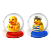 Custom Logo Cute Resin Duck Statue Water Globe Holland Netherlands Souvenir Duck Snow Globe