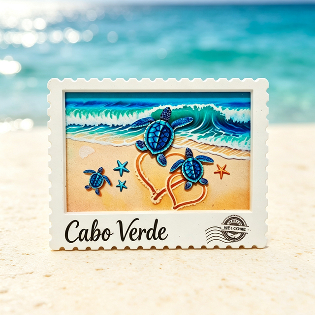 Custom Logo Resin Printing Beach Surf Travel Gift USA Clearwater Beach Newport Beach Souvenir Fridge Magnet