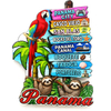 Customized logo Wood Parrot Cruise Ship Boat Panama Canal Souvenirs Fridge Magnet