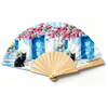 Customizable Hand Fans Greece Eco-Friendly Souvenir Personalized Bamboo Hand Fan