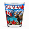 Custom Logo Decal 1.5oz Vancouver Canadian Souvenir Canada Shot Glass