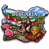 Factory Custom Resin Printing Country City Plovdiv Sofia Bulgaria Souvenir Fridge Magnet