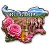 Factory Custom Logo Resin Bulgarian Souvenir Fridge Magnet Bulgaria Souvenir Magnets