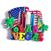 Custom Resin 3D Printing American Las Vegas Souvenir Fridge Magnet