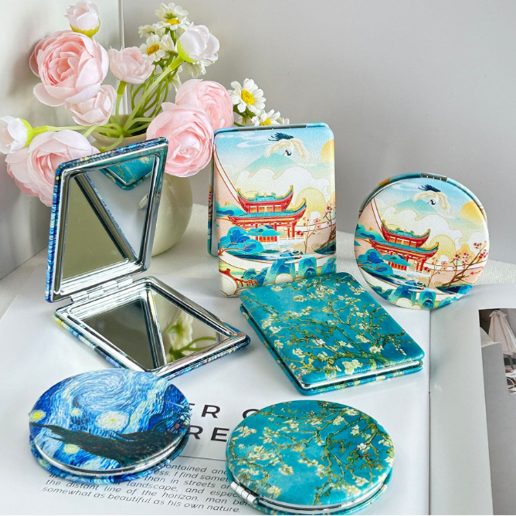 Customized Logo Design Pu Leather Fashion Mini Small Wallet Kiss Lock Korean Souvenir Coin Purse
