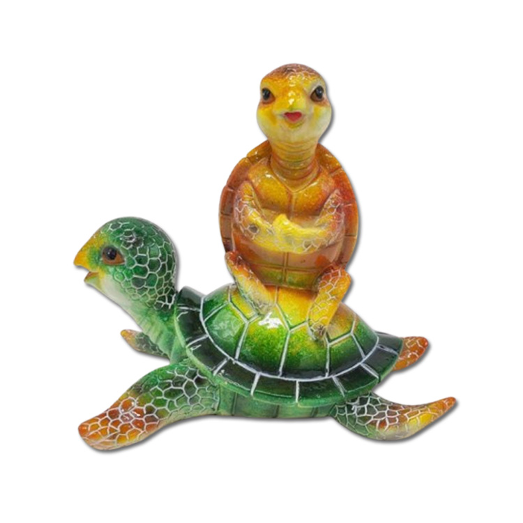 Wholesale Custom Home Coastal Beach Decoration Creative Cute Resin Turtle Statue Sea Turtle Figurine
