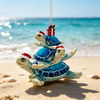 Wholesale Custom Logo Ocean Animal Souvenir Resin Shark Pendant Christmas Decoration Shark Ornament Christmas
