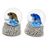 Custom Logo Manatee Water Globe Florida Souvenir Resin Manatee Snow Globe