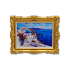 Custom 3D Printing Retro Vintage Art Resin Magnet Souvenir Oil Painting Photo Frame Fridge Magnet