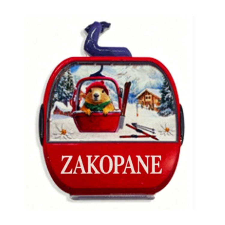 Custom Logo Resin Snow Mountain Skiing Theme Gift Cortina Grindelwald Interlaken Chamonix Zermatt Souvenir Fridge Magnet