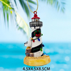 Wholesale Beach Souvenir Resin Christmas Tree Hanging Nautical Christmas Ornaments