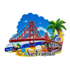 Custom logo 3d Printing Pennsylvania Philadelphia Souvenir Resin Fridge Magnet Philadelphia Magnet