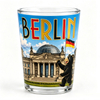 Custom Logo Design Travel Gift Shot Glasses Ghent Brussels Belgium Souvenir Shot Glass