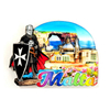 Factory Custom Design MDF Wood Magnet Sliema Mdina Valletta Malta Souvenir Fridge Magnet