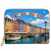 Custom Logo Printing Canvas Women Beach Bag Souvenir Denmark Copenhagen Tote Bag