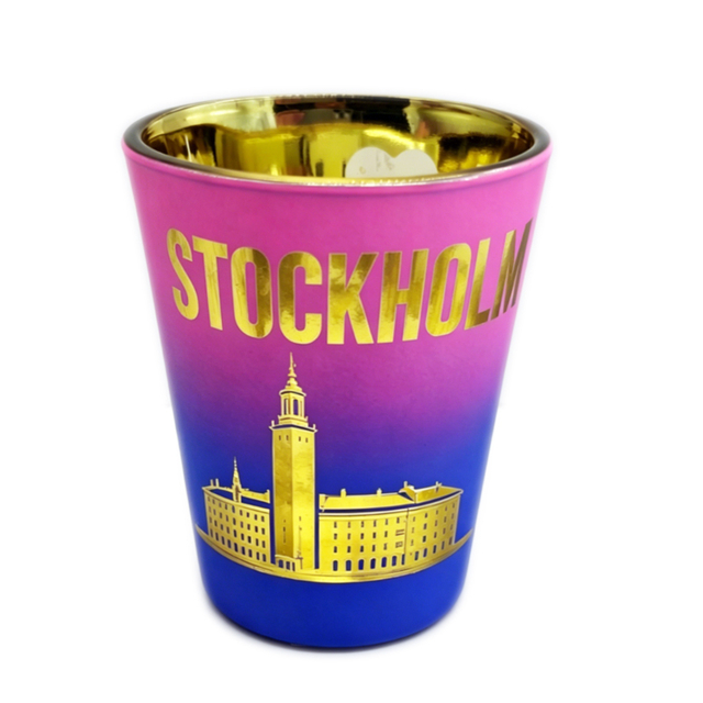 Customized Logo Small Shot Glasses Estonia Latvia Lithuania Souvenir Shot Glass