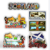 Factory Custom Wooden Travel Gift Highland Cow Fridge Magnet Scottish Souvenir Scotland Fridge Magnet
