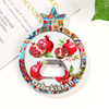 Custom 3D Printed Melamine Pomegranate Bottle Opener Fridge Magnet Azerbaijan Souvenir Fridge Magnet