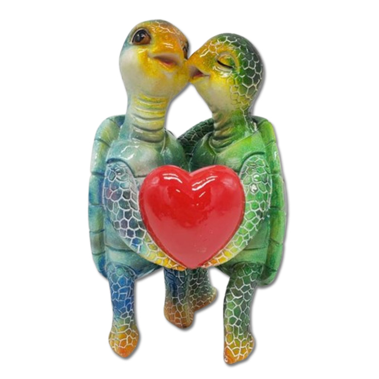 Wholesale Custom Home Coastal Beach Decoration Creative Cute Resin Turtle Statue Sea Turtle Figurine