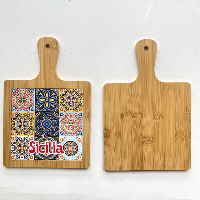 Custom Engraved Logo Daily Use Home Decoration Ceramic Pot Mat Turtle Souvenir Bamboo Sublimation Trivet