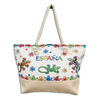 Custom 3D Logo Large Women Souvenir Corsica Beach Bag Canvas Corsica Tote Bag