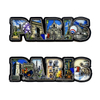 Custom Logo Design MDF Wood Travel Gift Paris City Versailles Souvenir Fridge Magnet