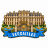 Custom Logo Design MDF Wood Travel Gift Paris City Versailles Souvenir Fridge Magnet