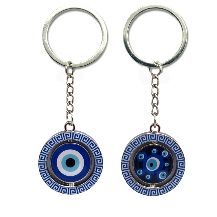 Custom Logo Design Alloy Metal Keyring Antalya Turkey Souvenir Keychain