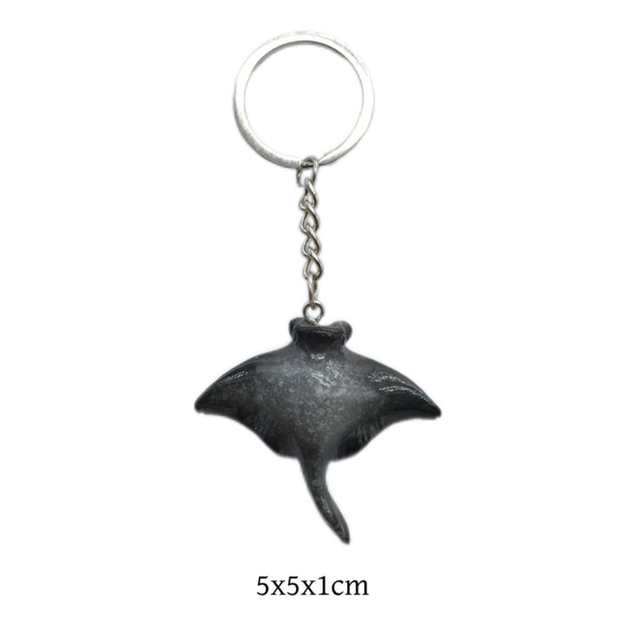 Custom Logo Home Decor Tourist Souvenir Ocean Animal Figurine Resin Manta Ray Statue
