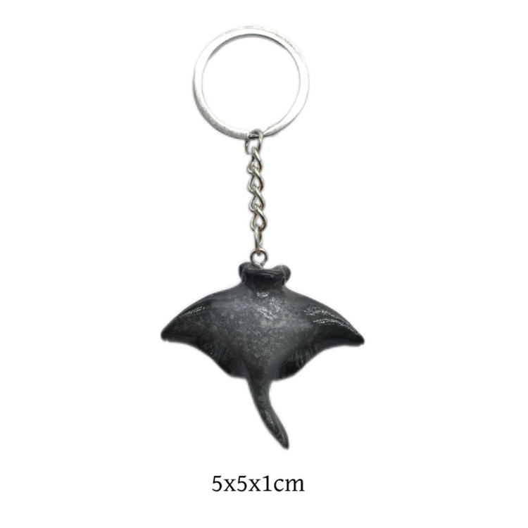 Custom Logo Home Decor Tourist Souvenir Ocean Animal Figurine Resin Manta Ray Statue