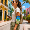 Custom Logo Design Printing Neoprene Phone Pouch Protection Running Outdoor Sports Beach Phone Arm Bag