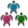 Customized Beach Souvenir Gift Zinc Alloy Soft Enamel Fridge Magnet Custom Logo 3D Metal Turtle Fridge Magnet