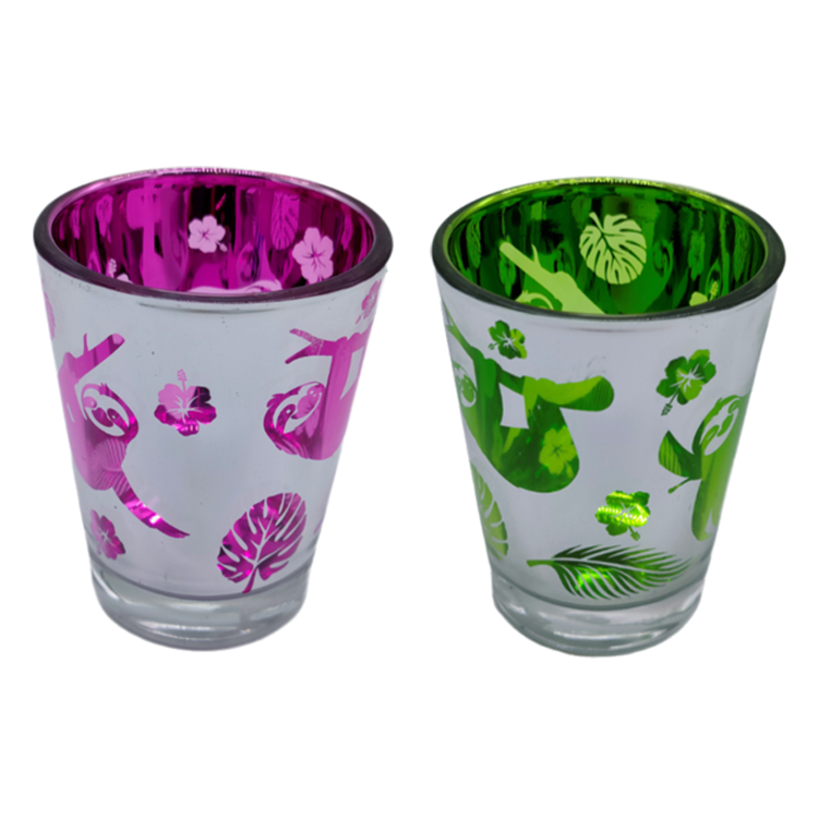Custom Logo Design Travel Gift Cute Sloth Pura Vida Costa Rica Souvenir Shot Glass