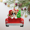 Factory Custom Design Hand Painted Christmas Tree Hanging Decor Resin Pet Dog Christmas Ornament