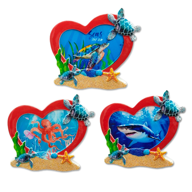 Customized Logo Resin 3D Printing Turtle Design Greek Greece Zakynthos Souvenir Fridge Magnet