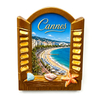 Custom Logo Resin 3D Printing France Coastal Beach Nice Cannes Souvenir Fridge Magnet