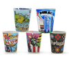 Custom Logo 1.5 2 OZ Chicago Illinois USA Flag Skyline Shot Glasses Souvenir Chicago Shot Glass