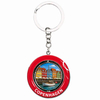 Wholesale Customized Logo Metal Tourist Souvenir Hungarian Key Chain Hungary Budapest Souvenir Keychain
