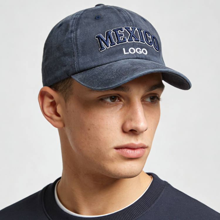 Custom Embroidered Logo Vintage Washed Old USA City New York Souvenir Baseball Cap New York Cap