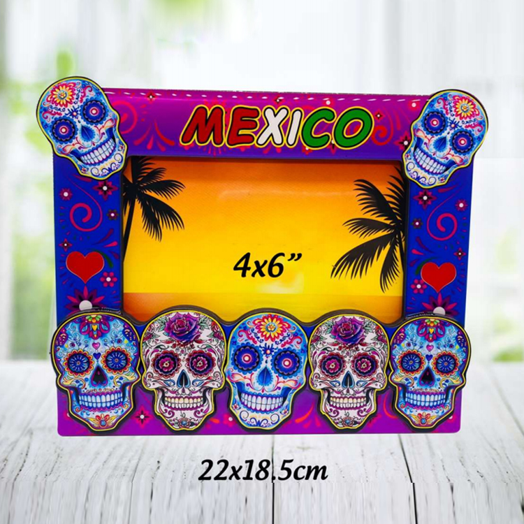 Custom Logo Beach Tourist Souvenir Wood Picture Photo Frame For Home Decor