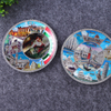 Wholesale Custom Logo Country City Scenery Decoration Plaque Foil Metal Plate Skyline New York Souvenir Plate